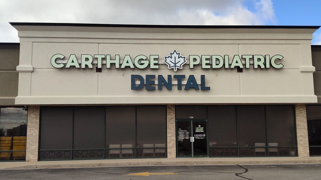 carthage pediatric dental exterior front of building